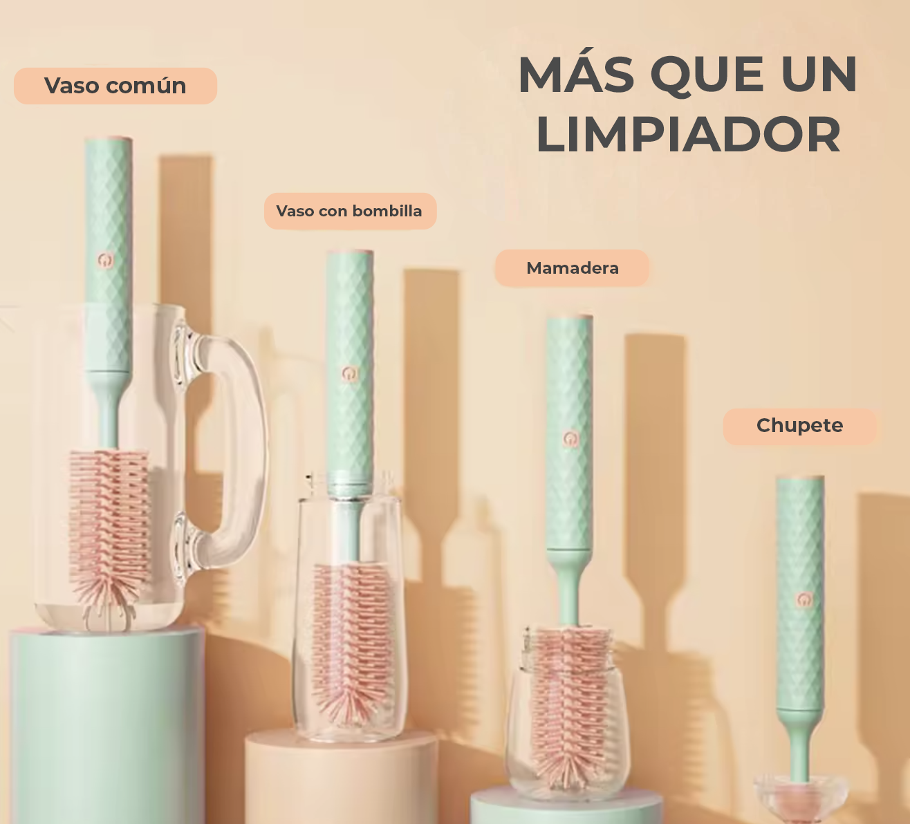 Limpiador eléctrico para mamaderas