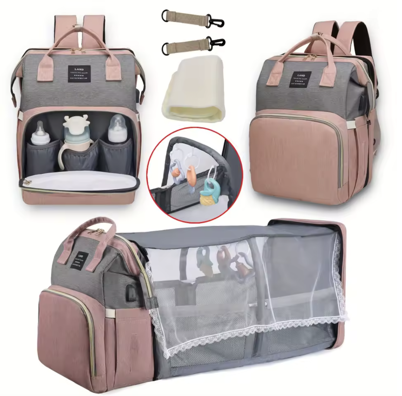 Bolso de maternidad 3 en 1