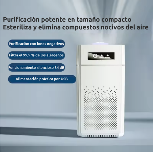 Purificador de aire HEPA silencioso 2 velocidades